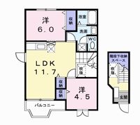 ローズヒルSの間取り画像