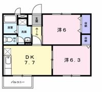 エスポワールAの間取り画像