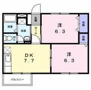 エスポワールAの間取り画像