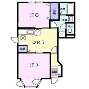 サンロイヤル大橋の間取り画像