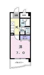 City Life KAKUの間取り画像