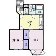 プレーヌ古城の間取り画像