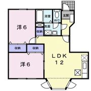 ベルピアハイツAの間取り画像