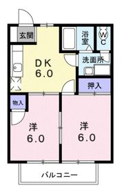 エスポワール エルの間取り画像