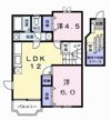 アネックス都Ⅱの間取り画像