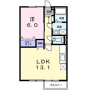 すみれハイツの間取り画像