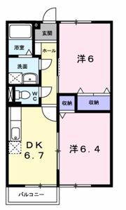 ファミール旭ケ丘Ⅰの間取り画像