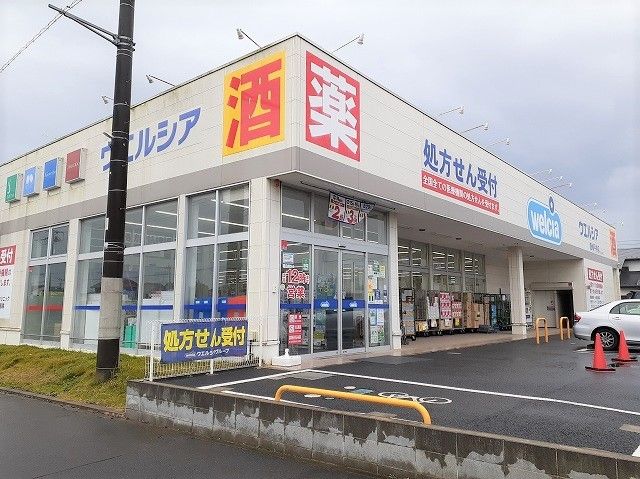 近くのドラッグストアまで450m（徒歩6分）