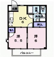 ニューシティ柳沼Aの間取り画像