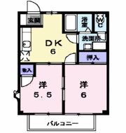 ニューシティ柳沼Bの間取り画像