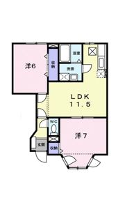 アメニティ長戸1の間取り画像