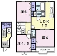 アメニティ長戸1の間取り画像