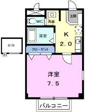 エスポアール宿の間取り画像