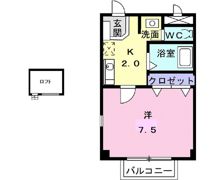 エスポアール宿の間取り画像