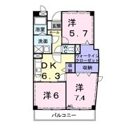 クリスタルガーデンⅡの間取り画像