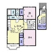 サンハイムAの間取り画像