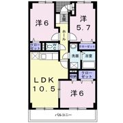 ビアンクールの間取り画像