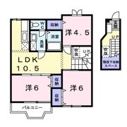 クレスト－ル石山の間取り画像
