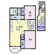 エーデルハイムEの間取り画像