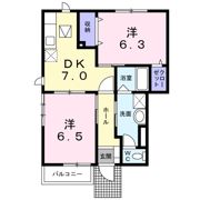 ビックランドⅡの間取り画像
