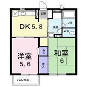 サンパークもりみつB棟の間取り画像