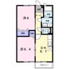 エルディム北一の沢Bの間取り画像