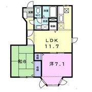 メイプルヒルⅡの間取り画像