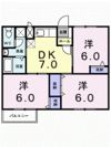 シャルマン北川毛Bの間取り画像