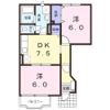 フラワーヒル Bの間取り画像