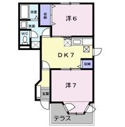 クレストール花水木Aの間取り画像
