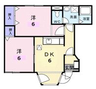クレストール花水木Bの間取り画像