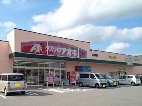 近くのクスリのアオキ山室店まで1,000m（徒歩13分）