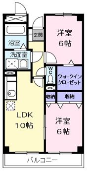 レジデンスT．Kの間取り画像