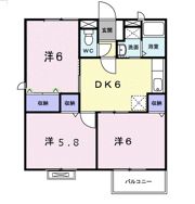 プレミ－ル加茂Aの間取り画像