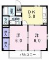 エルディム西原Ⅱの間取り画像