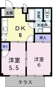 ブルーハイツⅠの間取り画像