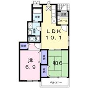 フラワータウンBの間取り画像