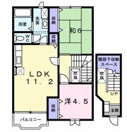 アドリセンス壱番館の間取り画像