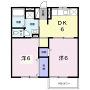 カモミ－ル津屋崎Bの間取り画像