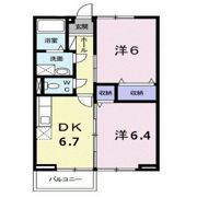 ヴィラージュ坪生の間取り画像