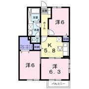アルバソーレⅡの間取り画像