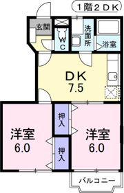 プリムヴェールの間取り画像