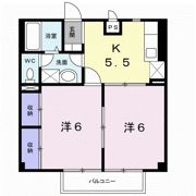 エステートしなの Bの間取り画像