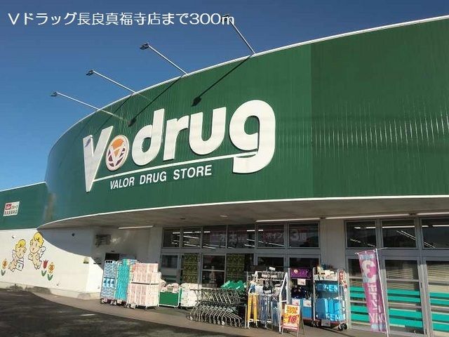 近くのＶドラッグ長良真福寺店まで300m（徒歩4分）