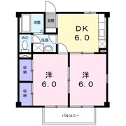 神栄コーポの間取り画像