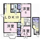 アメニティパレスK Bの間取り画像