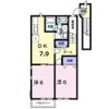 シャトレー富堂Aの間取り画像