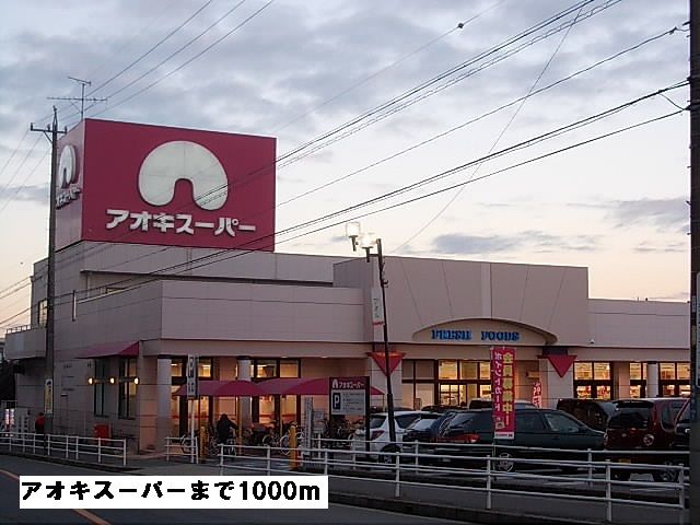 近くのアオキスーパーまで1,000m（徒歩13分）