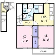 クレスメントBの間取り画像