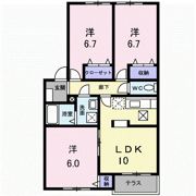 ロジュマンBeBeの間取り画像